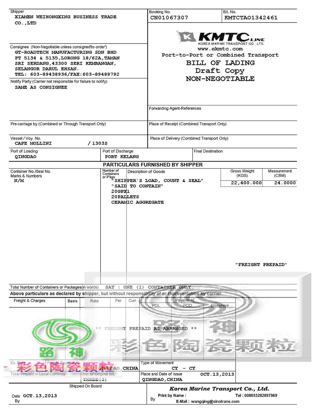 热烈庆祝我厂2013年出口总量成功超越2000吨